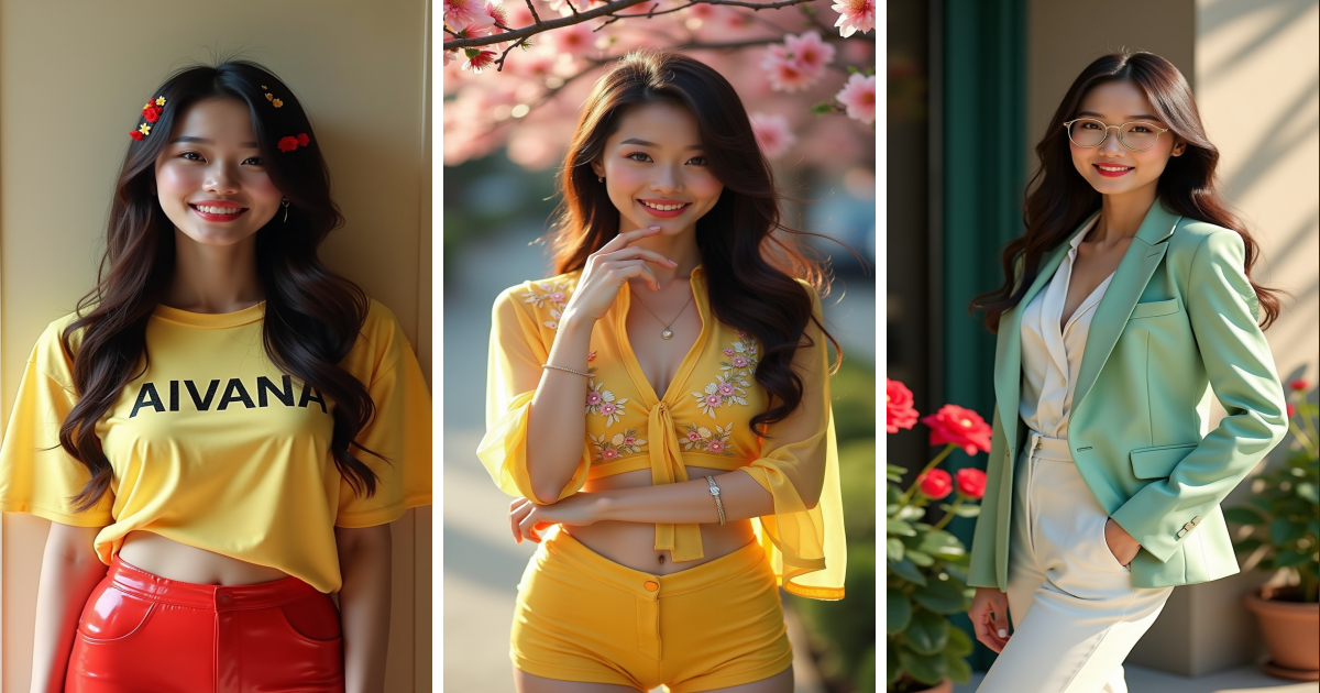 AI Photoshoot of Luxury Asian Woman - Aivana