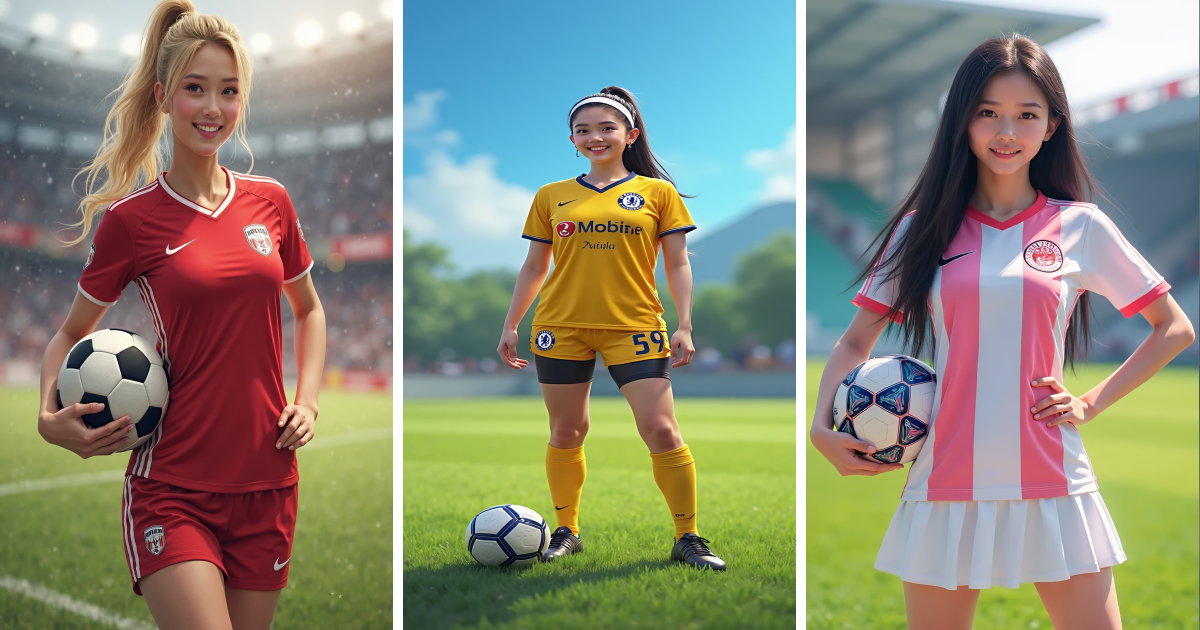 ⚽Female Football AI Wallpaper HD - Aivana