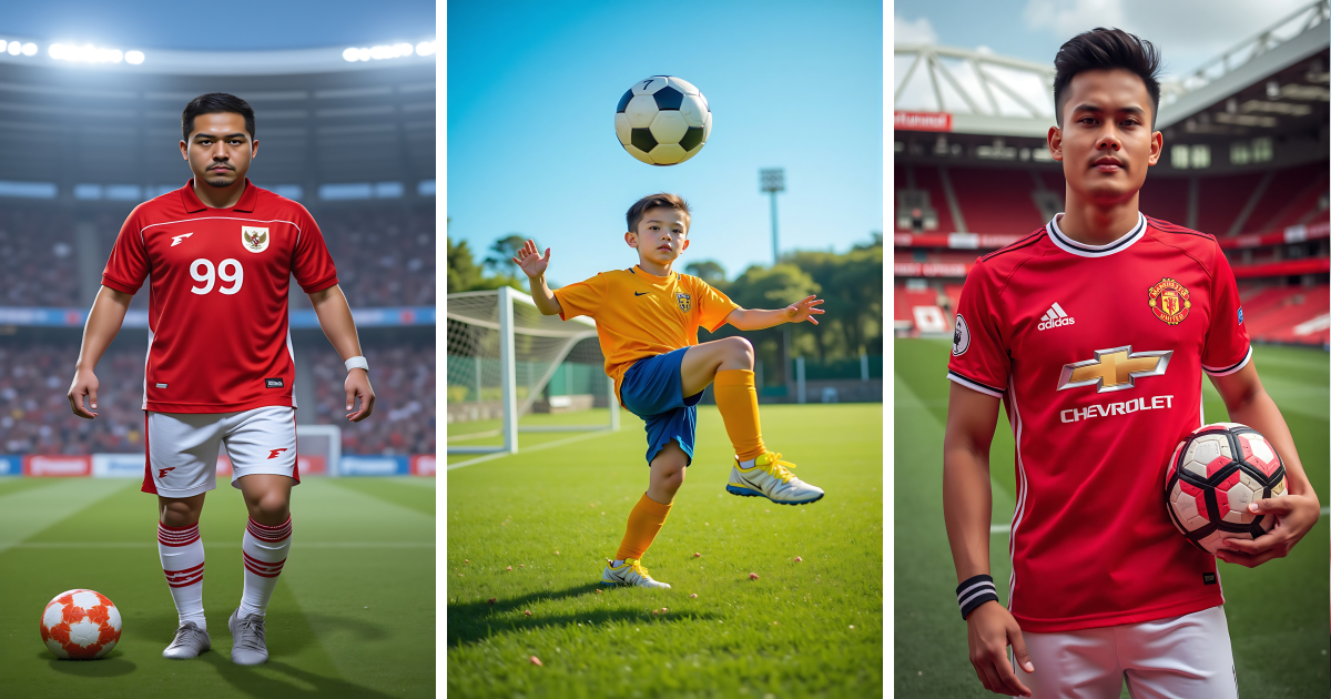 ⚽ Male Football Players AI Wallpapers - Aivana