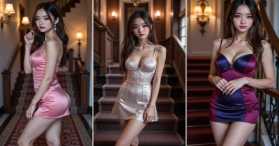 Beautiful Luxury Girl AI Wallpaper 2032