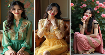 AI Photoshoot of an Asian Woman in Fashion